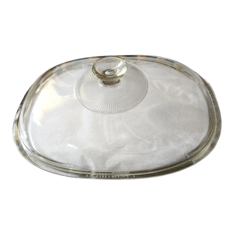 PYREX Clear Glass Oval Replacement LID # F14C